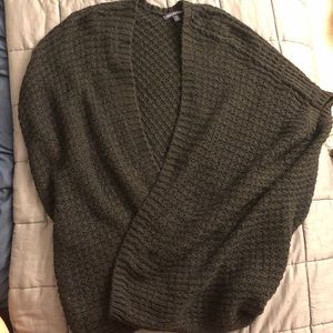 American Eagle Short Sleeve Black Cardigan